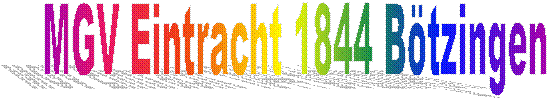 MGV Eintracht 1844 Bötzingen