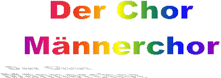 Der Chor Männerchor Der Chor Männerchor