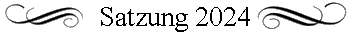 Satzung 2024